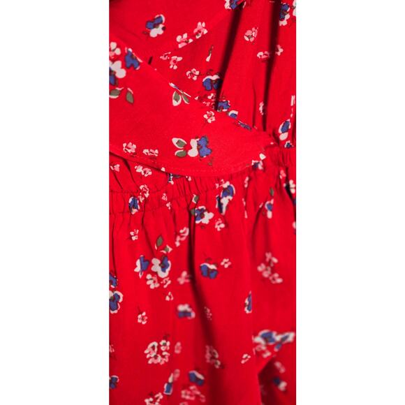 Womens red floral dress from Express. Size x-small - Picture 10 of 15